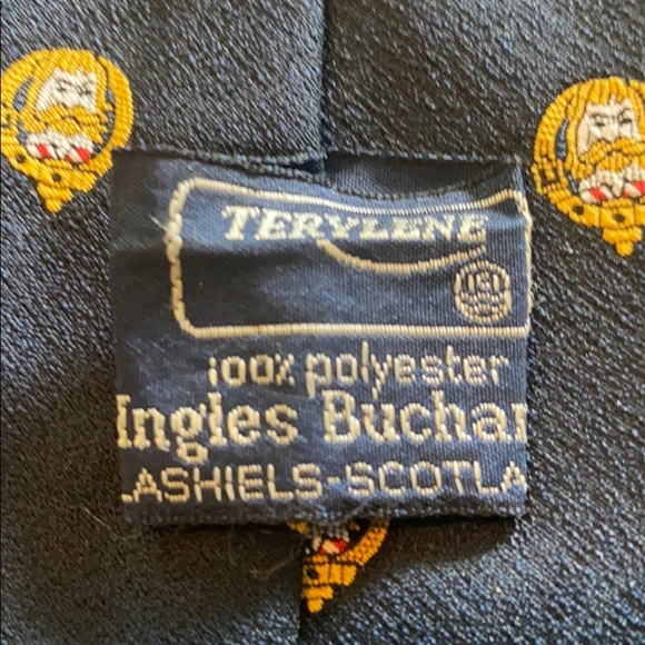 Ingles Buchan Navy Tie - Picture 4 of 5